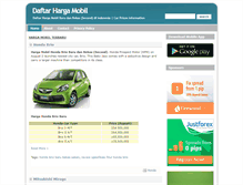 Tablet Screenshot of daftarhargamobil.com